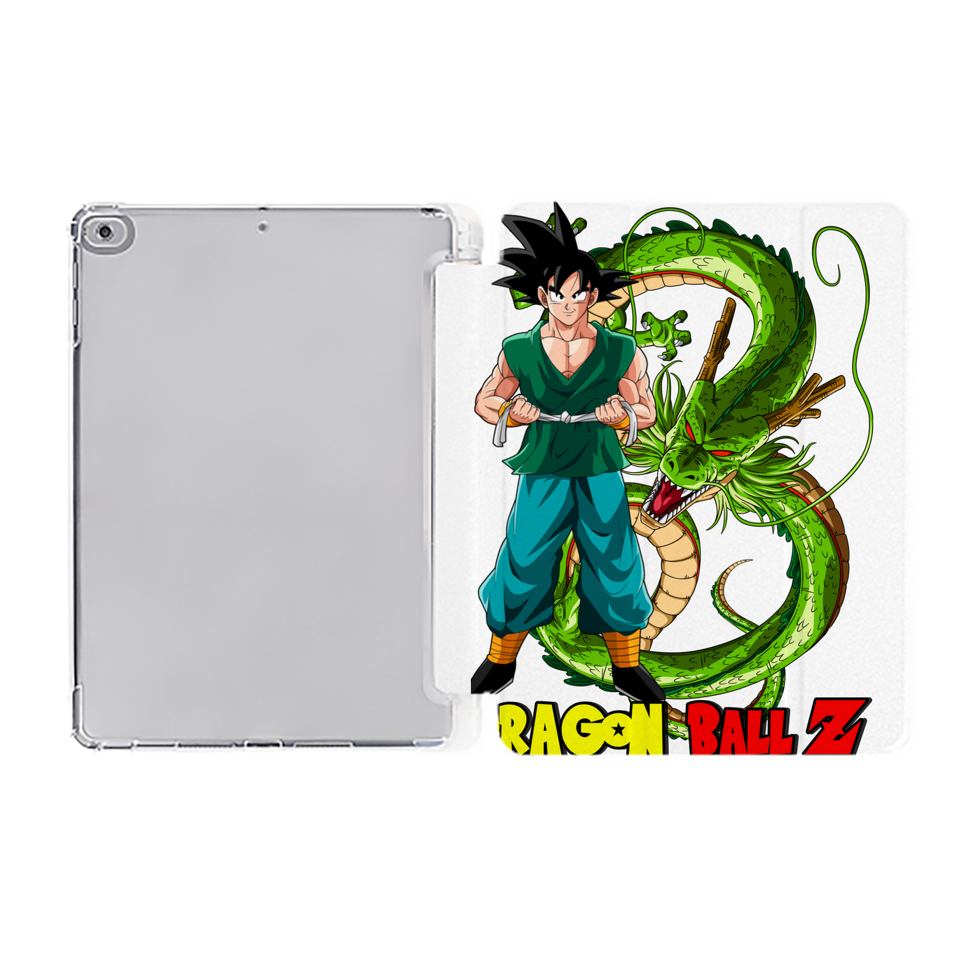 （画像用） ドラゴンボール 孫悟空（そん ごくう）Son Goku カカロット DRAGON BALL Kakarotto IPad ケース ペン収納付き 三つ折りスタンド PUレザー×シリコン 対応機種9.5/10.5/10.9インチ